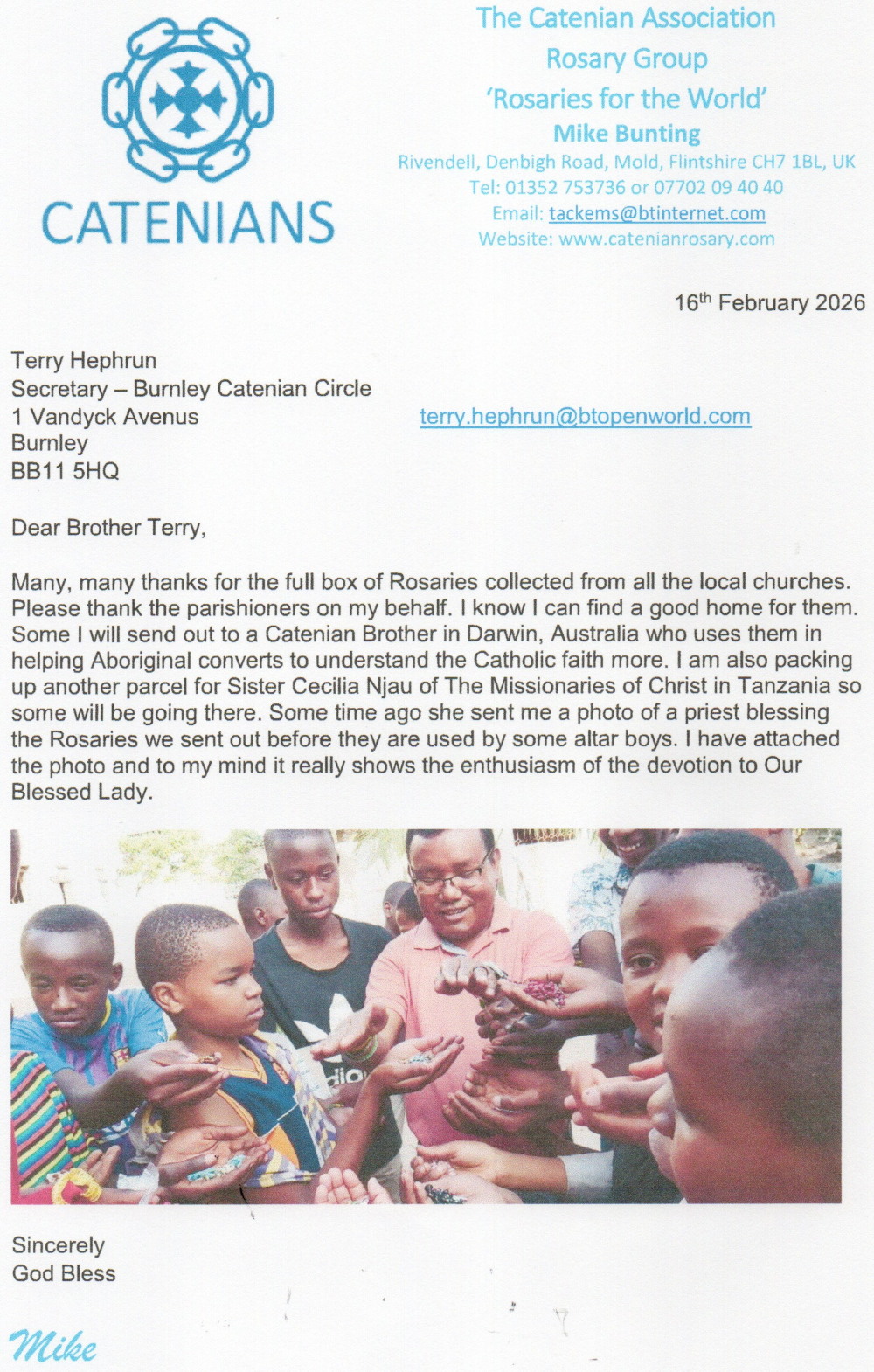 Rosary thanks Feb 26b